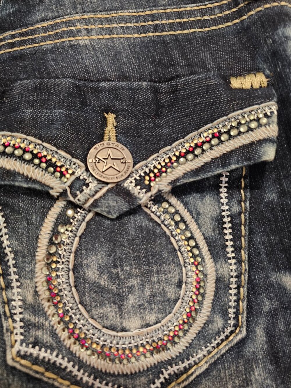 Womens Jean/Denim Big Star "sweet skinny" - Picture 8 of 12